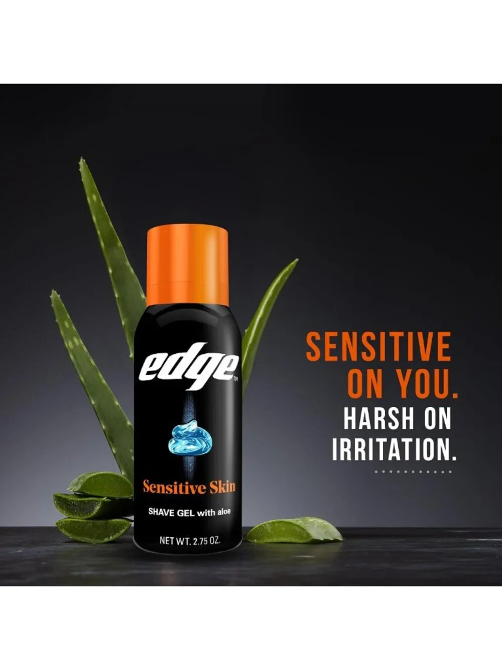Moisturizing Shaving Gel for Sensitive Skin with Aloe - Soothes & Protects (24